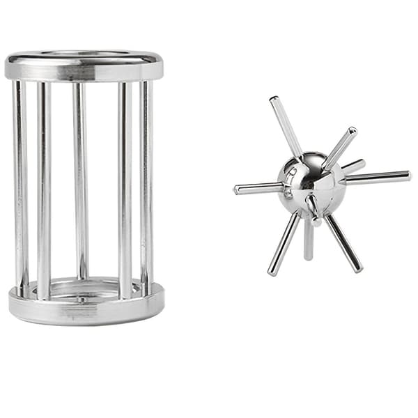 Pyöreä häkkilukko-pulma - Aivojumppaa teini-ikäisille 2kpl 2pcs