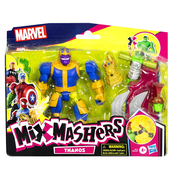 Avengers 5 tommer Mixmashers Deluxe Figur Thanos Multifärg