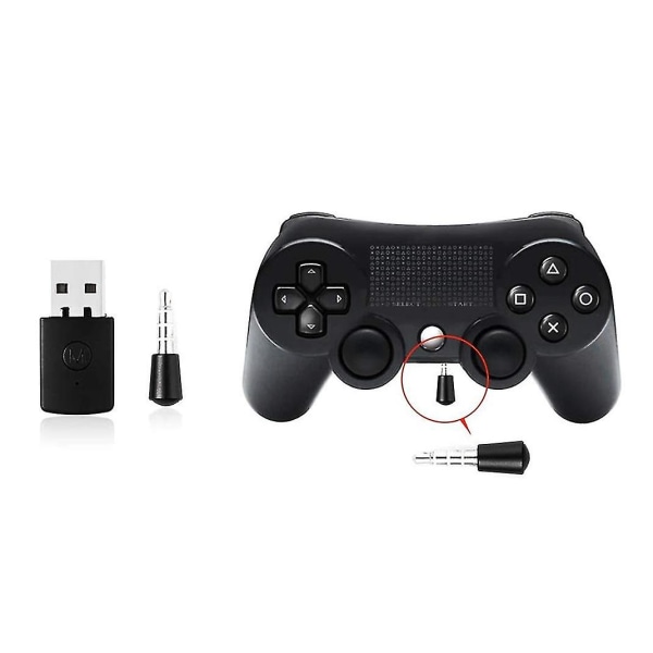 USB Bluetooth Dongle - Trådløs Adapter til PS4 Controller Gamepad