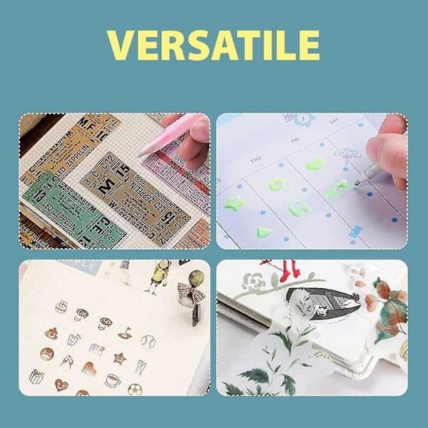 st selvklæbende limstift, superlim til scrapbooking, limstift til håndværksstof, flydende limstift, farverig superlimstift