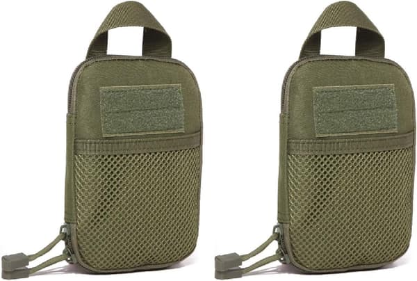 2 st taktiska Molle-väskor Militärbältesväska EDC midjeväska Extra