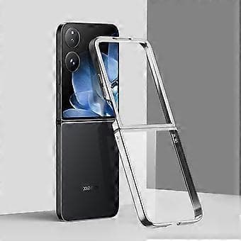 For Xiaomi Mix Flip 5G Case Electroplating Transparent PC Phone Case Style C Style C