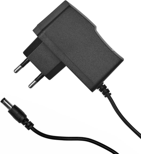 Virtalähdeadapteri 8.4V 1A AC Virtalähde elektronisille laitteille, musta
