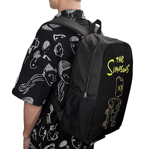 The Simpsons Backpack for Adults Large Capacity Casual Simple School Bag