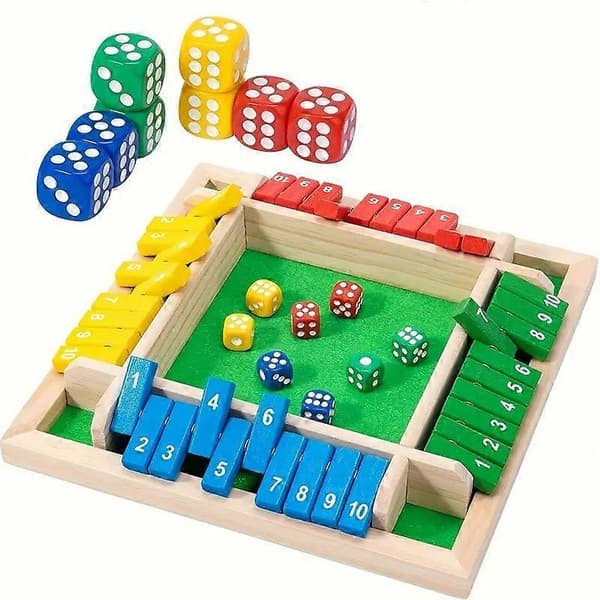 Bar Casual Dices Game Interactive Entertaining Dice Game Board for Home