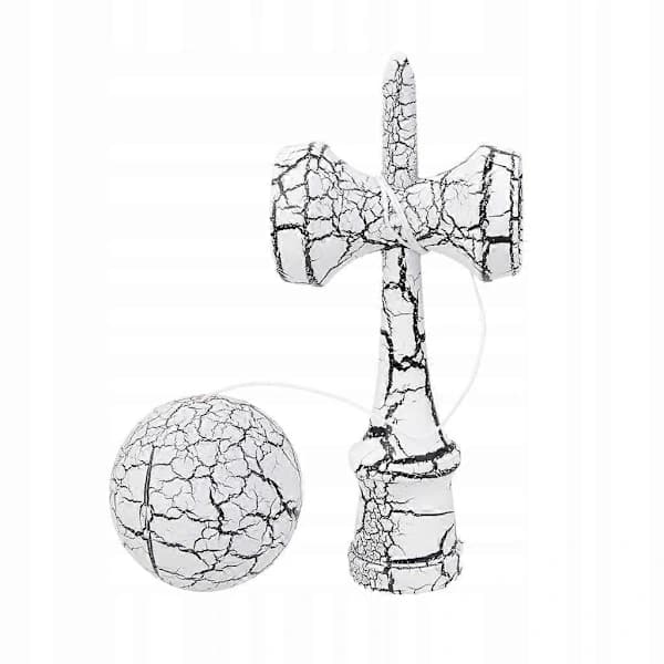 Crackle Wood Kendama Full Size Ball Training Traditional Japanese Toy
