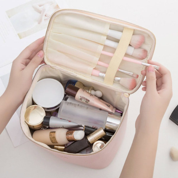 PU Kosmetik Taske Makeup Taske grey