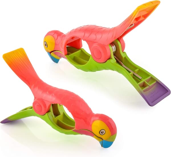 O2COOL Parrot BocaClips, rantapyyhepidikkeet, klipsit, kahden setti