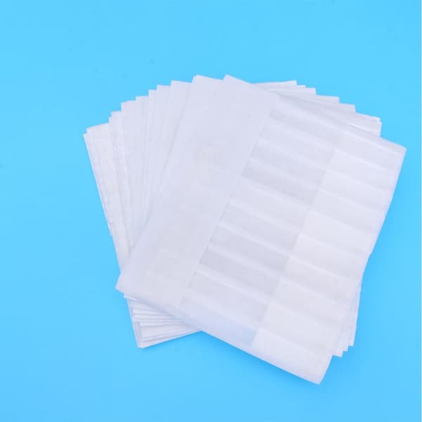 20 st non-woven kockmössa rektangulär vit engångs för kockar