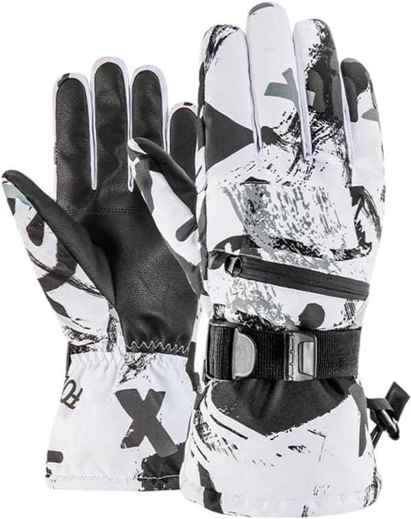 Premium Waterproof Warm Gloves - Fleece Lining - TPU Membrane