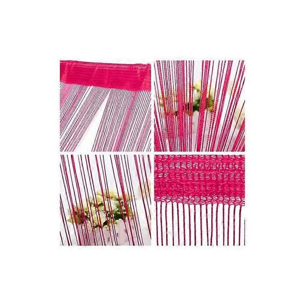 Heldekkende rosa garnforheng dørvindusavdeler panel størrelse 100cm x 200cm