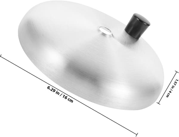 Cookware Lid with Frying Pan Cookware for and Stainless Steel Excellent Stability and Versatile Design Silver