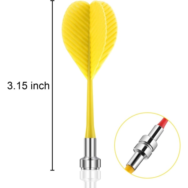24 Magneettista Dartsia - Turvalliset Muoviset Dartsi Nuolien Vaihtoehdot Pojille, Tytöille ja Aikuisten Tavoitepelileluja Halloweeniin, Jouluun ja Juhliin