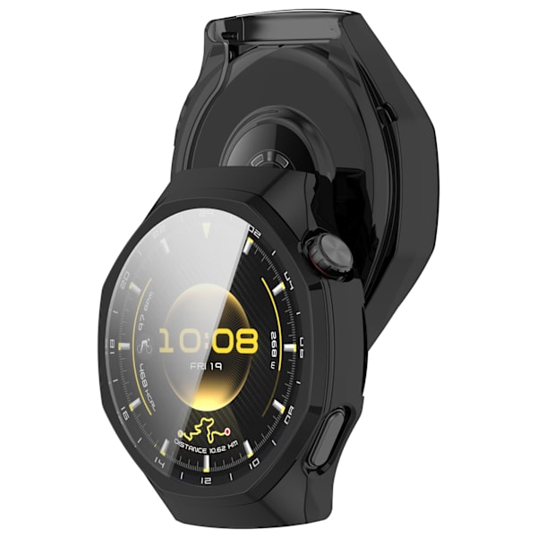 Full Coverage TPU Protective Case Compatible with Huawei Watch GT6 Pro 46mm - Black