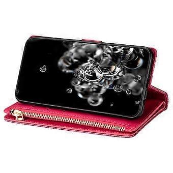 För Samsung Galaxy A05s 4G Läderfodral Glitter Skal med Dragkedja Plånboksstil E Style E
