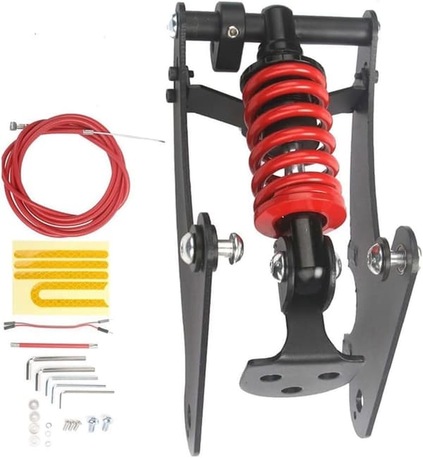 Effektiv design scooter bakre støtdemper Xiaomi M365 Pro/Pro2) Rød Black for Pro/Pro2
