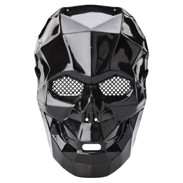Hodeplagg Rekvisitter Masked Man Party For Halloween Black