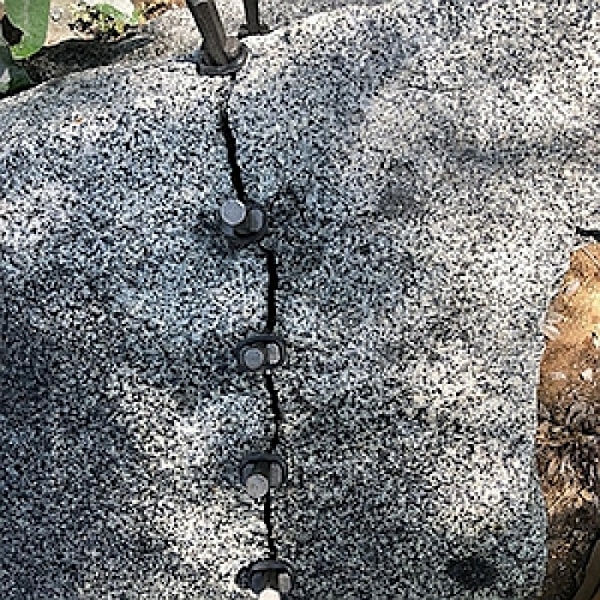 5 kpl Puutavara Puun Halkaisemiseen ja Hakkaamiseen, Pienet Puukahvaiset Työkalut Leirintään, Vaellukseen (14 * 105mm)