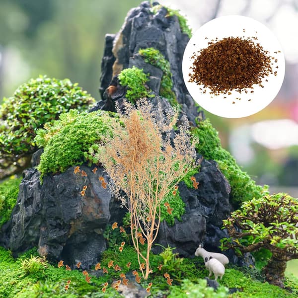 Miniature Ahornblad Model Simulering Blade Dekoration til Miniature Landskab Scenery DIY Bordmateriale