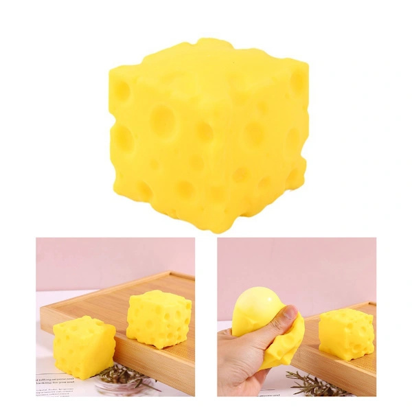 Ost Squishy Sensorisk Legetøj, Blød Klemme Fidget til Stresslindring, HON