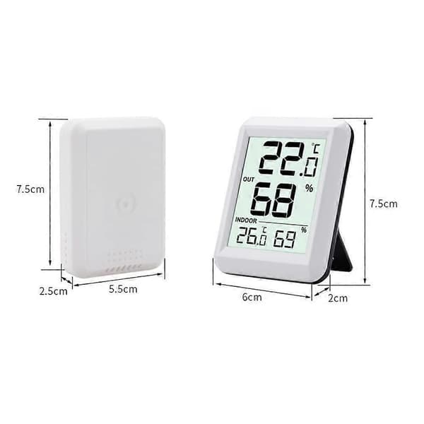Trådløs Wifi Termometer Digital Termo Hygrometer Innendørs Utendørs