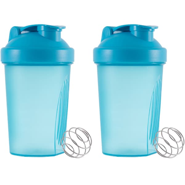 st proteinpulver sportflaska - blå