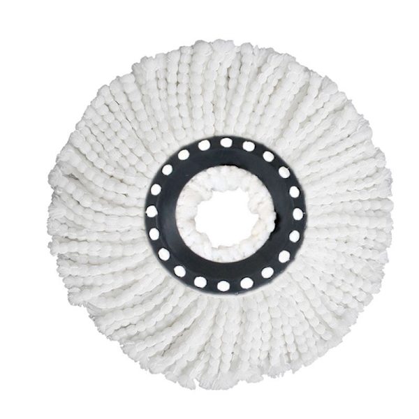 3-pakning roterende moppehoder, mikrofibermopp bomull H