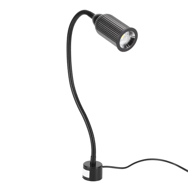 15W LED Sewing Machine Magnetic Work Light Flexible Gooseneck for Machine Tools Lathe EU Plug 110-220V-FA- 0.5 0.5