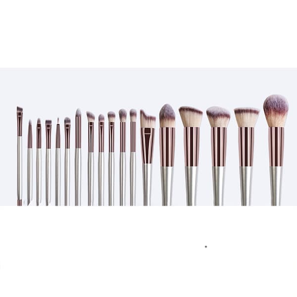 Rose Gold 31-dele Makeupsæt - Foundationbørster, Svampe & Mere