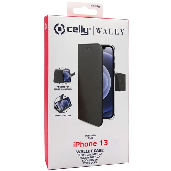Lommeboketui iPhone 13 Svart Svart