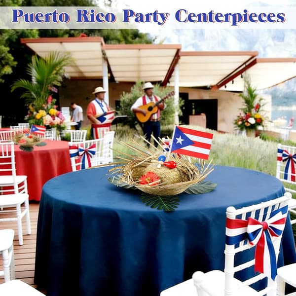 6 sæt 54 stk. Puerto Party Centerpieces, til