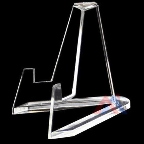 Acrylic Easel Stand Display Stand 68mm Height Clear Desktop Stable Holders for Decoration and Organization