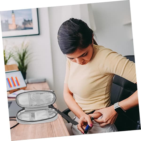 3 stk. Bærbar Insulinpose Isolering Genanvendelig Rejsetaske Medicinpose Organizer