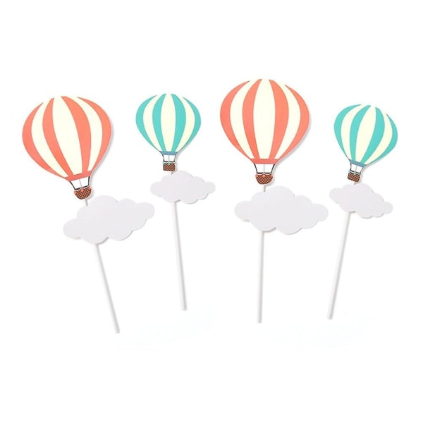 10 Par Bryllupsballonger Lollipop Kake Toppers Cupcake Topper Forrett Pinner