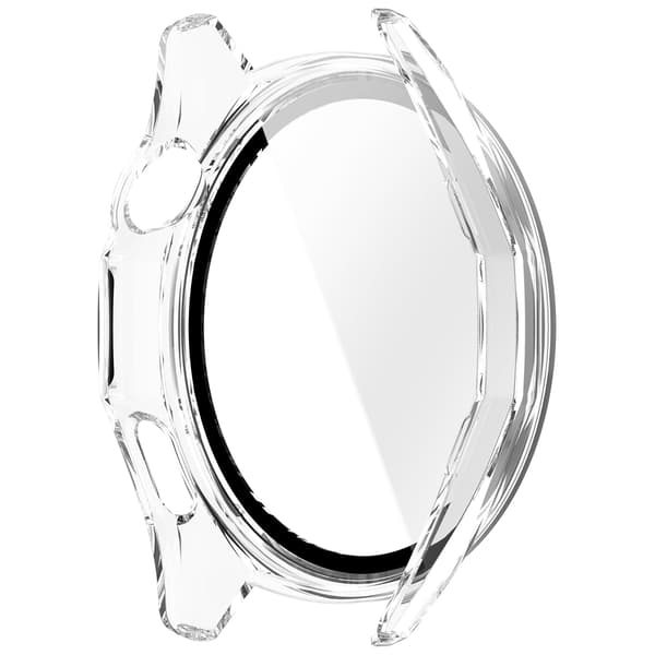 Clear Protective Case with Scale Compatible with Huawei Watch GT6 46mm - PC + Tempered Glass