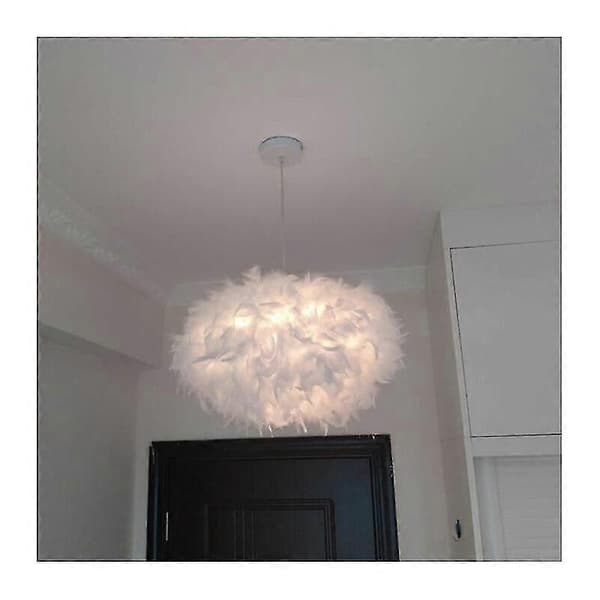 White Chandelier E27 40W - Diameter 45cm