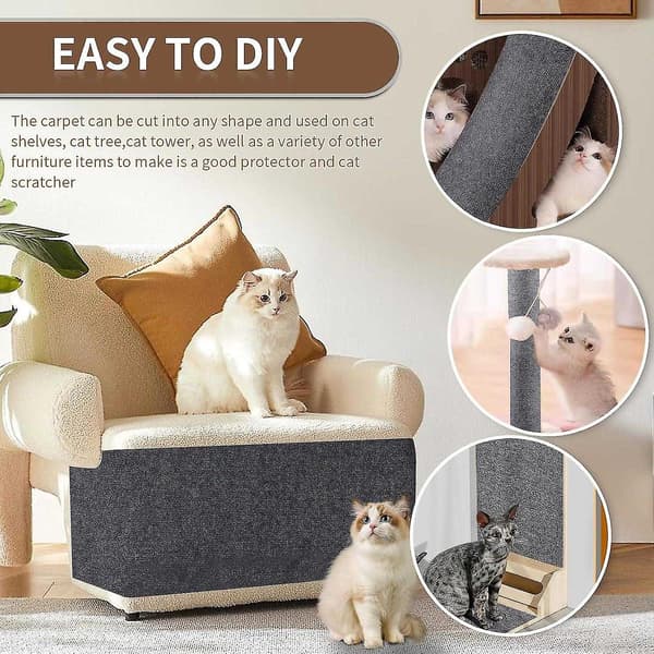 Self-Adhesive Scratch Mat for Cats, Scratch Mat for Cats, Scratch Board for Cats, Scratch Mat for Cats