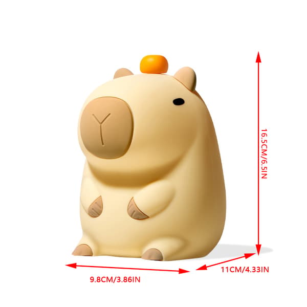 Silicone Beaver-like Rodent Night Light Sleeping Lamp For Room Decor