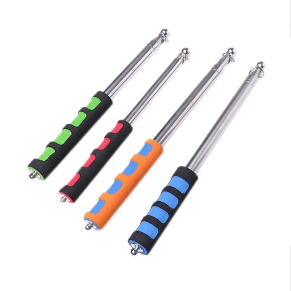 New 2M Portable Retractable Handheld Windsock Flagpole Telescopic Random Color 2m