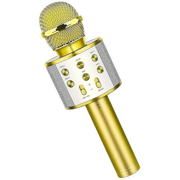 Bluetooth-mikrofon för barn, trådlös karaoke-mikrofon Bluetooth för födelsedagspresenter till flickor och pojkar 4-12 år