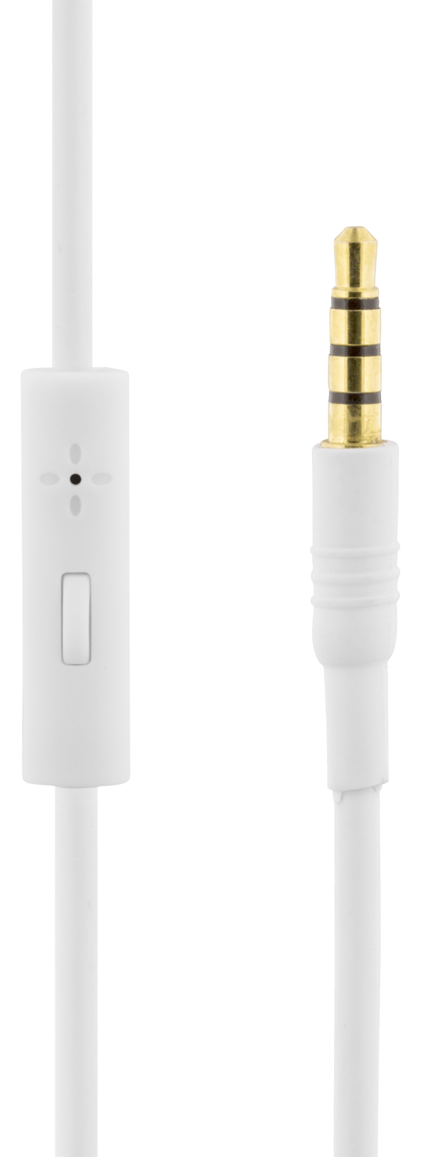 H300 Hovedtelefoner med mikrofon, foldbare, 3,5 mm, hvide Vit
