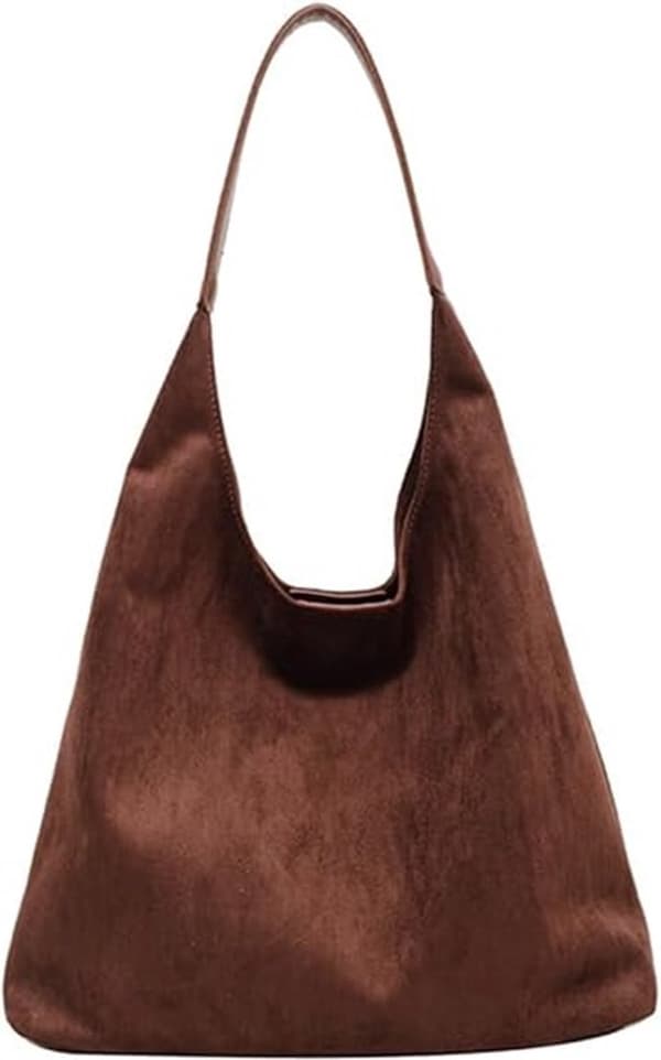 Skuldertaske til kvinder Kaffefarve - Håndtasker - Skuldertaske Dame - Vintage - Slidstærkt Materiale