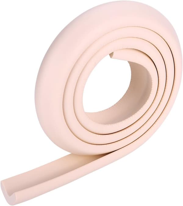 2M Babysäkra Kant- och Hörnskydd, Möbelsäkerhetskudde, Eldstadsstötfångare (rosa*2)