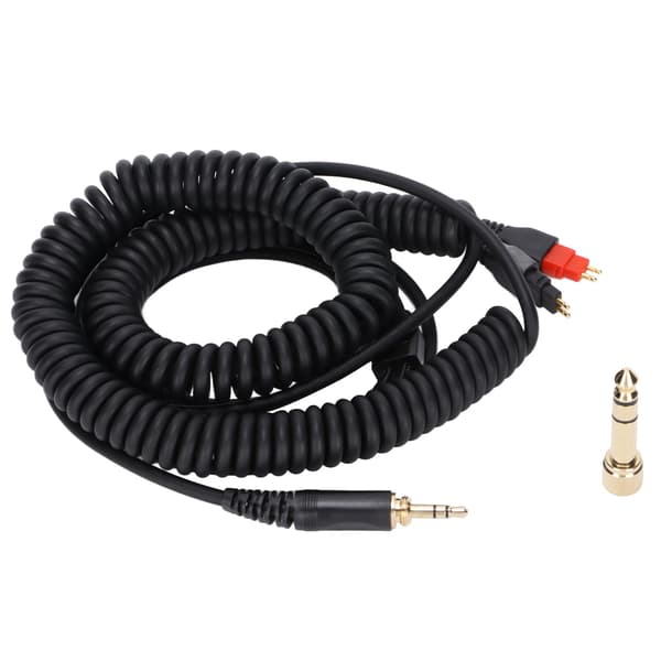 Replacement Audio Extension Cable Headphone Spring Wire Fits for HD660s HD650 HD600 HD580