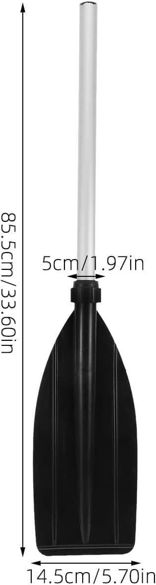 Aluminum Alloy Kayak Paddle 77cm Short Thickened Canoe Paddle Replacement