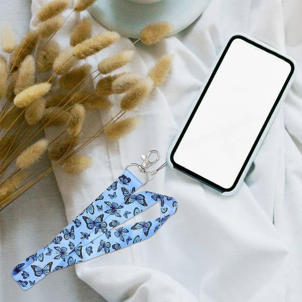 5 pcs Phone Camera Lanyard Creative Work Card Hanging Rope Phone Pendant Decor