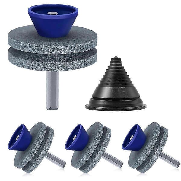 Gressklipperbladslipere for drill, 4 STK Gressklipperbladslipere B