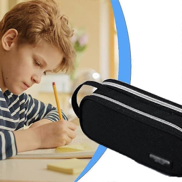 Large Pencil Case, Durable Large Capacity Pencil Pouch, Portable Stationery Bag