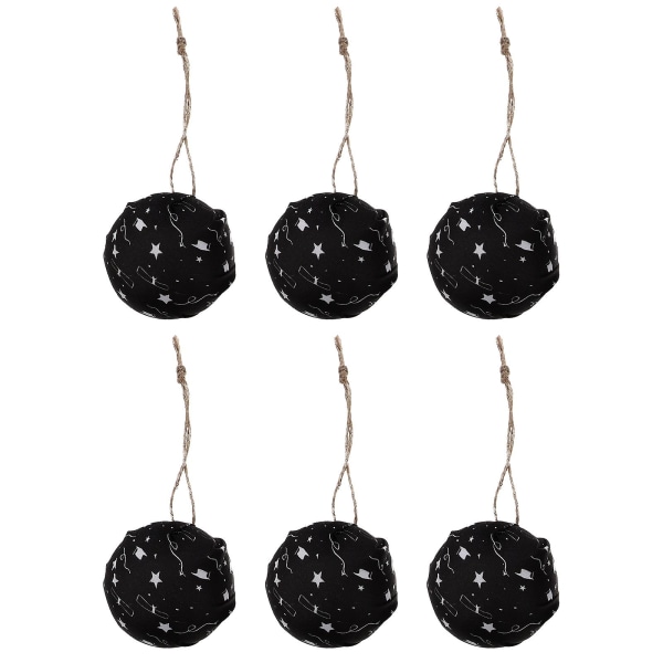 6 st Graduation Hängande Bollar Hantverk Dekorationer Boll Hängande Smycken B6CM B 6CM