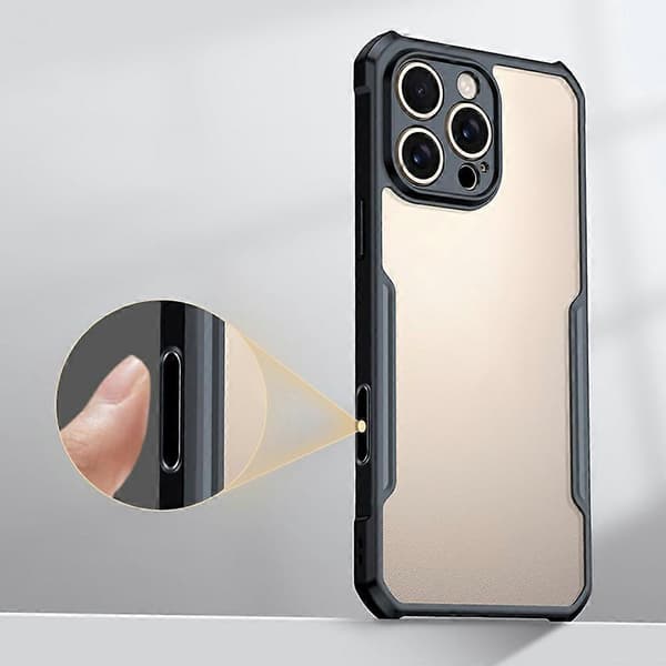 XUNDD til iPhone 16 Pro Max-cover med kamerakontrolknap TPU+PC bagside